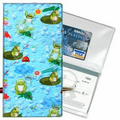 3D Lenticular Checkbook Cover - 3 3/8"x6 3/8" (Frogs on Lily Pads)